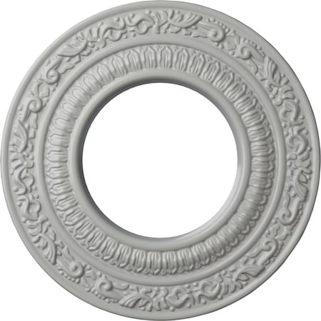 Ekena Millwork Andrea Ceiling Medallion (Fits Canopies up to 4 1/8"), 8 1/8"OD x 4 1/8"ID x 1/2"P, Frost CM08ADFRF